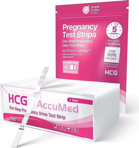 walmart hcg drops pregnancy test apart|AccuMed Pregnancy Test Strips, 25.